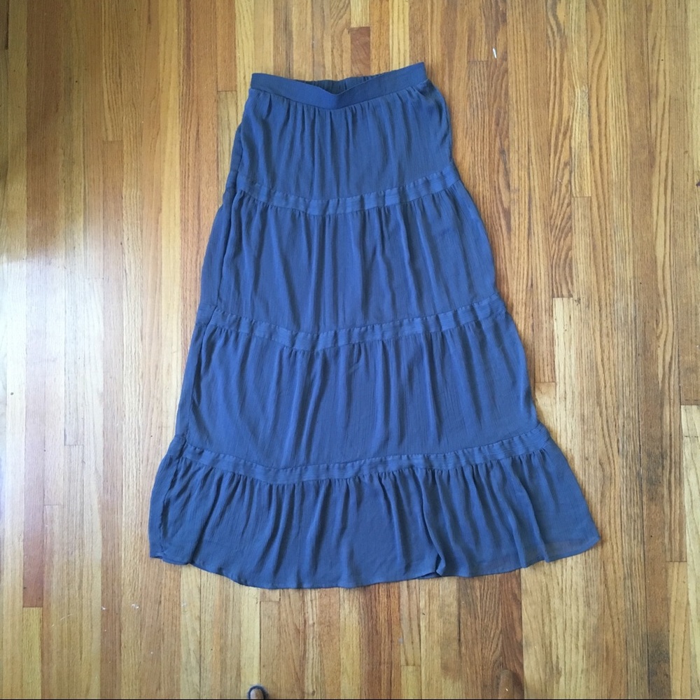 Gorgeous gray gauze/broomstick skirt. Size M